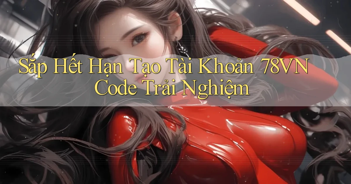 sắp hết hạn tạo tài khoản 78vn code trải nghiệm
