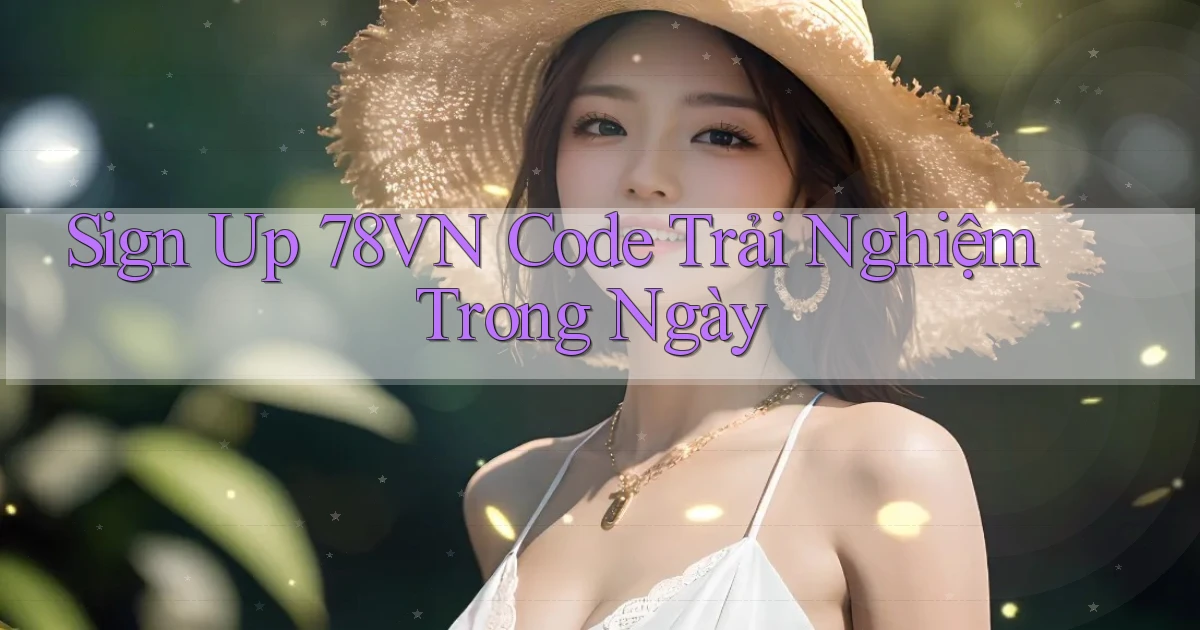 sign up 78vn code trải nghiệm trong ngày