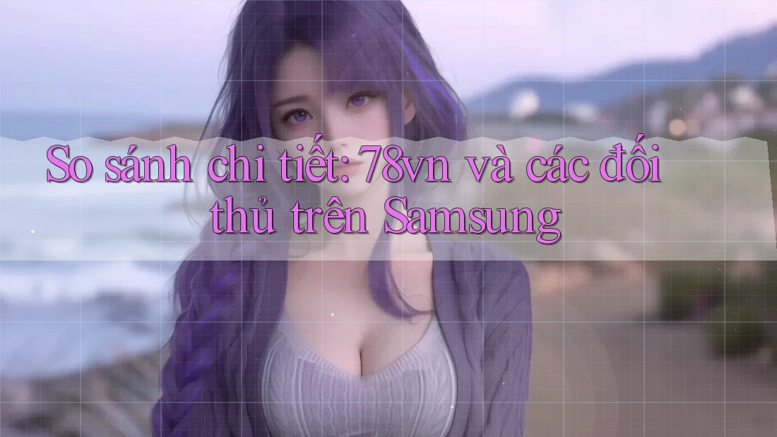 So sánh chi tiết: 78vn và các đối thủ trên Samsung So sánh chi tiết: 78vn và các đối thủ trên Samsung