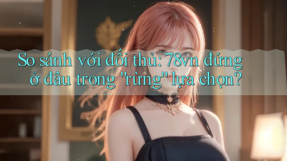 So sánh với đối thủ: 78vn đứng ở đâu trong “rừng” lựa chọn? So sánh với đối thủ: 78vn đứng ở đâu trong “rừng” lựa chọn?