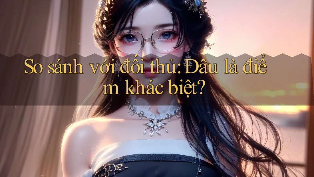 So sánh với đối thủ: đâu là điểm khác biệt So sánh với đối thủ: đâu là điểm khác biệt
