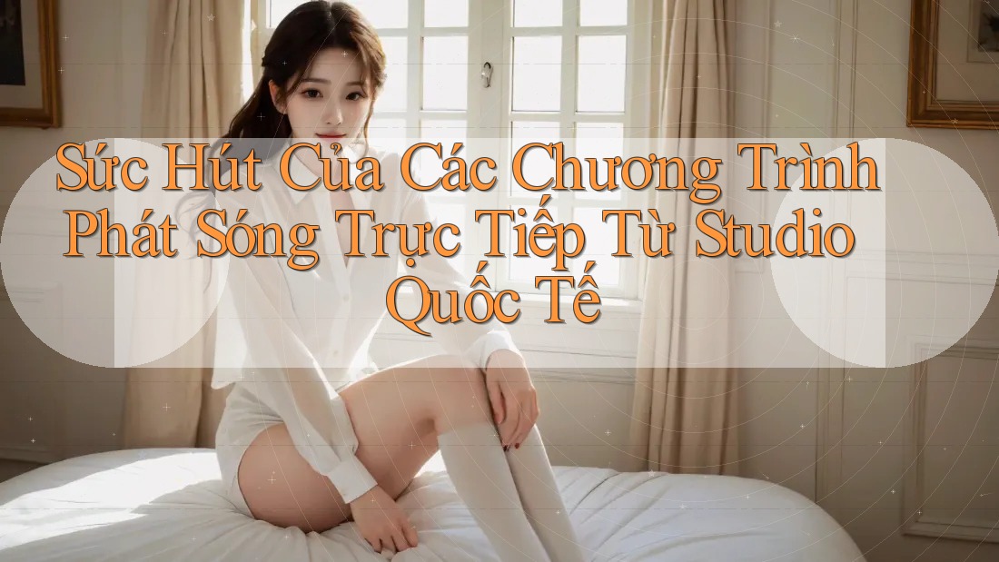 Sức Hút Của Các Chương Trình Phát Sóng Trực Tiếp Từ Studio Quốc Tế