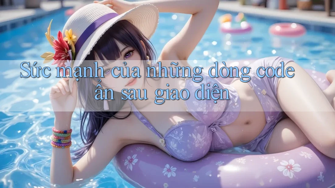 Sức mạnh của những dòng code ẩn sau giao diện Sức mạnh của những dòng code ẩn sau giao diện