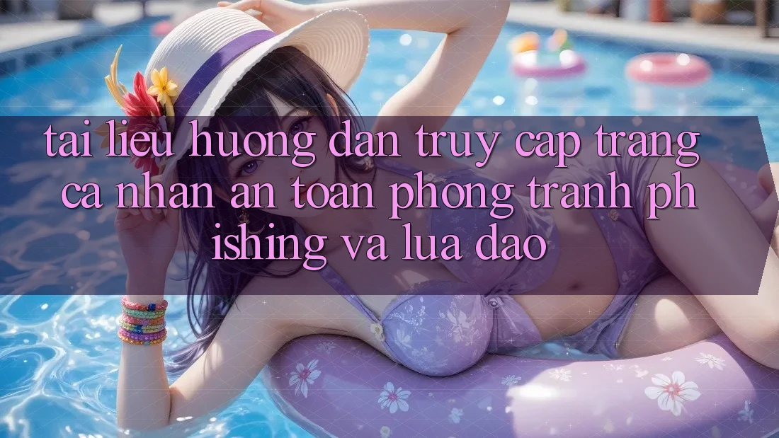 Tài liệu hướng dẫn Truy cập trang cá nhân An toàn - Phòng Tránh Phishing Và Lừa Đảo