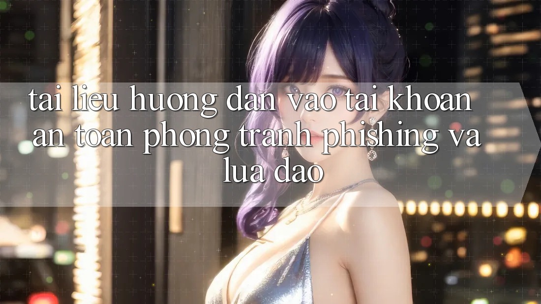 Tài liệu hướng dẫn Vào tài khoản An Toàn - Phòng Tránh Phishing Và Lừa Đảo Tài liệu hướng dẫn Vào tài khoản An Toàn - Phòng Tránh Phishing Và Lừa Đảo