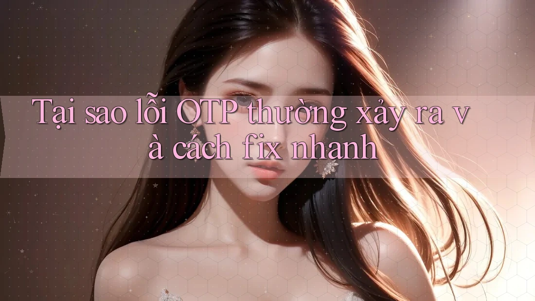 Tại sao lỗi OTP thường xảy ra và cách fix nhanh Tại sao lỗi OTP thường xảy ra và cách fix nhanh