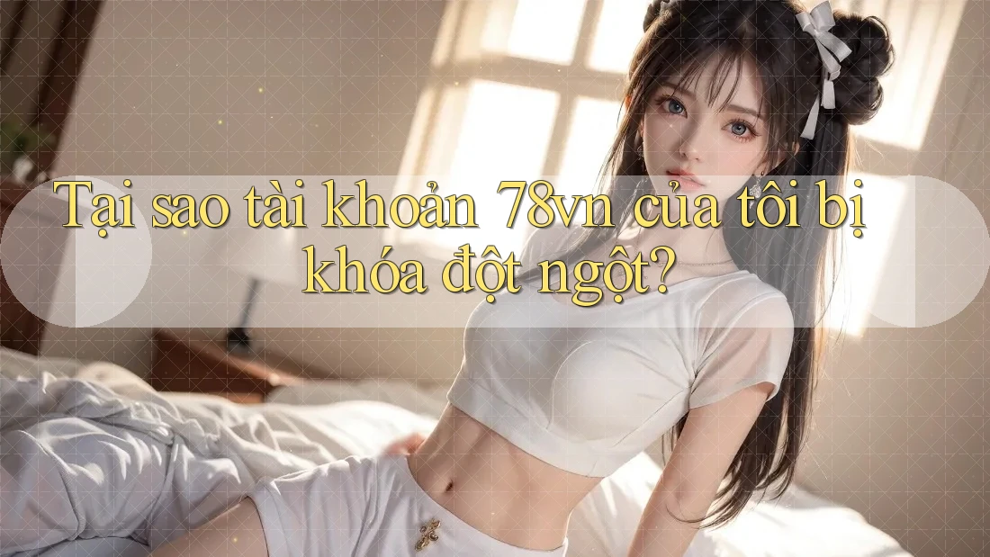 Tại sao tài khoản 78vn của tôi bị khóa đột ngột? Tại sao tài khoản 78vn của tôi bị khóa đột ngột?