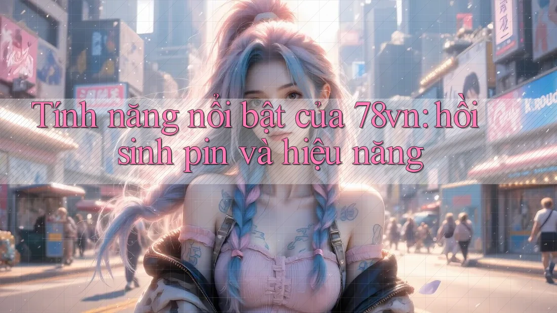 Tính năng nổi bật của 78vn: hồi sinh pin và hiệu năng