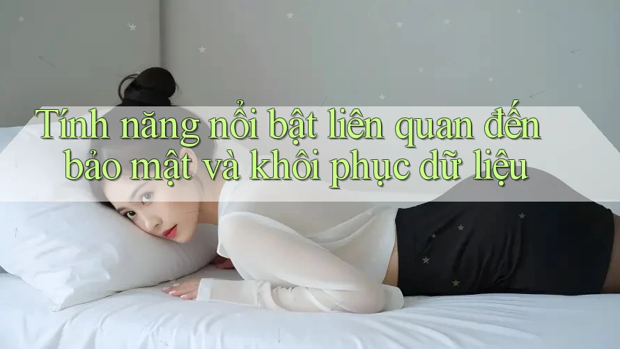 Tính năng nổi bật liên quan đến bảo mật và khôi phục dữ liệu