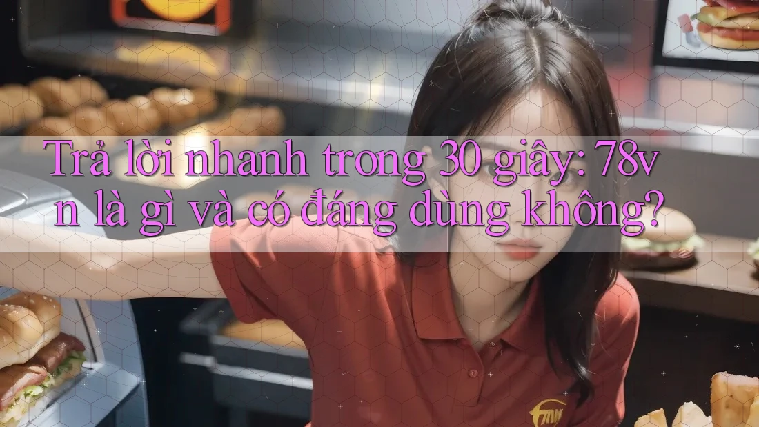 Trả lời nhanh trong 30 giây: 78vn là gì và có đáng dùng không? Trả lời nhanh trong 30 giây: 78vn là gì và có đáng dùng không?