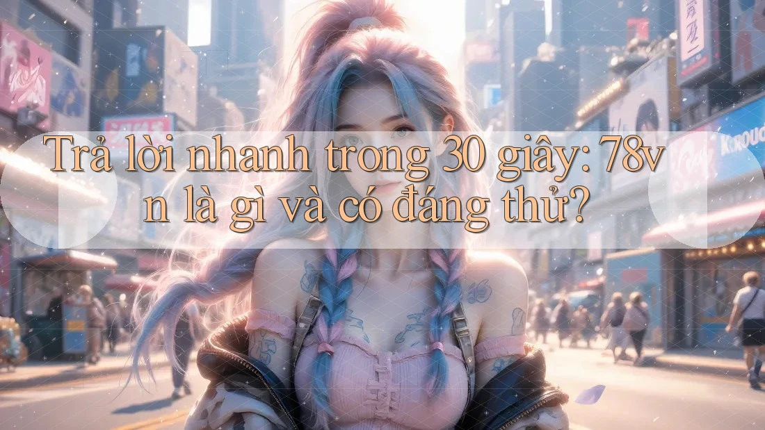 Trả lời nhanh trong 30 giây: 78vn là gì và có đáng thử? Trả lời nhanh trong 30 giây: 78vn là gì và có đáng thử?