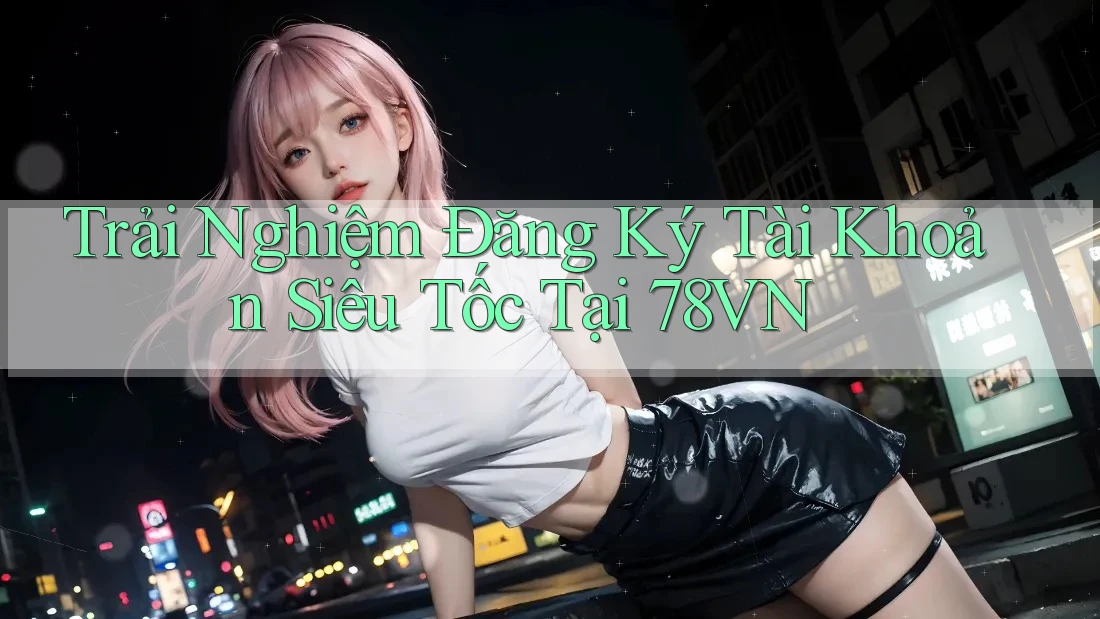 Trải Nghiệm Đăng Ký Tài Khoản Siêu Tốc Tại 78VN Trải Nghiệm Đăng Ký Tài Khoản Siêu Tốc Tại 78VN