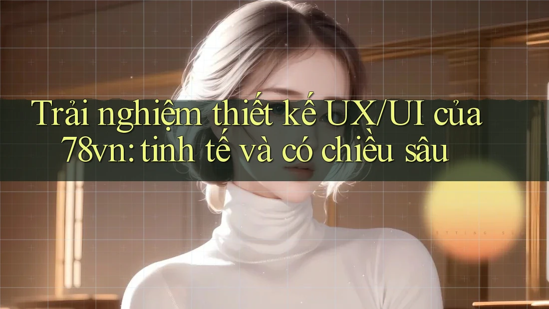Trải nghiệm thiết kế UX/UI của 78vn: tinh tế và có chiều sâu Trải nghiệm thiết kế UX/UI của 78vn: tinh tế và có chiều sâu