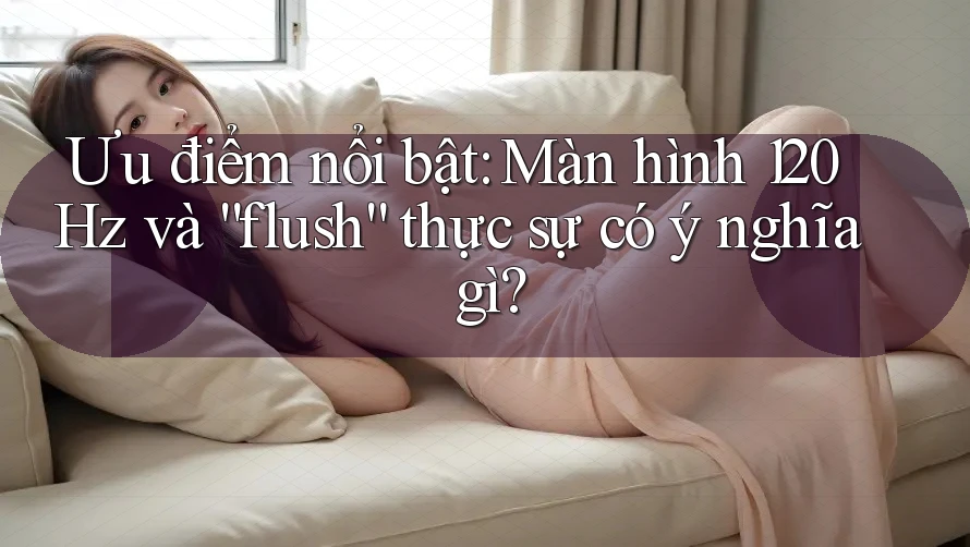 Ưu điểm nổi bật: Màn hình 120Hz và “flush” thực sự có ý nghĩa gì? Ưu điểm nổi bật: Màn hình 120Hz và “flush” thực sự có ý nghĩa gì?